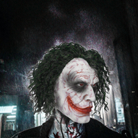 Vente en gros 2024 terreux jaune Dracula Halloween demi-visage noir Latex Vampire masque effrayant fête masque