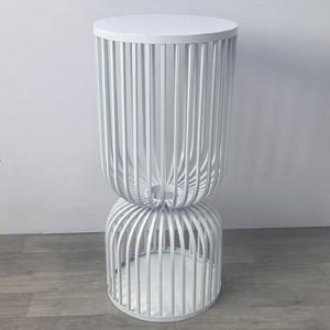 Trang Trí Đám Cưới Plinths Trắng Vòng Xi Lanh Hoa <span class=keywords><strong>Plinth</strong></span> Hiển Thị Đứng Bệ Hoa Đứng Cho Đám Cưới Đảng Sự Kiện - Product Image 2