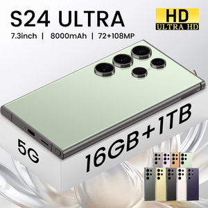 <span class=keywords><strong>Téléphone</strong></span> mobile intelligent Android débloqué 2025 S24 Super 5G avec processeur Déca-<span class=keywords><strong>c</strong></span>œur, écran HD 7,3 pouces 120 Hz et appareil photo arrière 108 MP – Vente en gros - Product Image 3