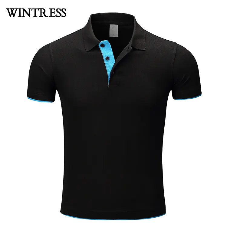 Wintress लोच 100% पॉलिएस्टर दो रंग टी शर्ट पुरुषों टीशर्ट मुद्रण कस्टम टी शर्ट, कोई लेबल पोलो शर्ट, मनमुटाव पोलो में सबसे ऊपर