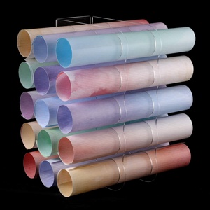 Clear Vinyl Storage Rack Acrylic Storage Organizer With Large Holes Display Stand for Vinyl Rolls
