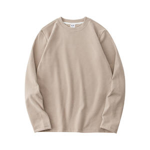 <span class=keywords><strong>Camiseta</strong></span> Térmica de Manga Larga para Hombre, Cuello Redondo, Capa Base de Terciopelo Grueso, Suave como el Forro Polar, Color Sólido, Camisetas Personalizadas OEM - Product Image 4