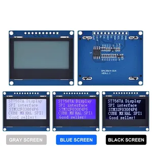 Good price 12864 SPI LCD Module 128X64 SPI ST7567A COG Graphic Display Screen Board LCM Panel 128x64 Dot Matrix Screen for