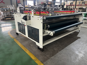 Press Type Semi Automatic Lock Bottom Corrugated Box <b>Folder</b> Gluer Pressing Gluing Machine - Product Image 1