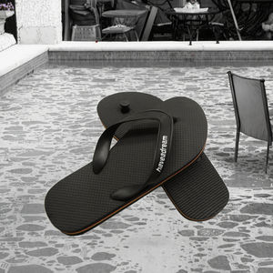 Tongs de plage confortables pour hommes, vente en gros à bas prix, tongs en EVA avec logo personnalisé, respirantes, caractéristiques estivales - Product Image 3