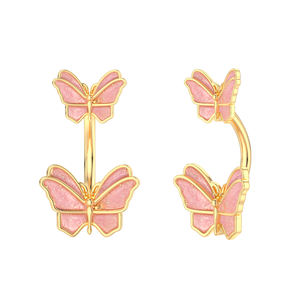 Set 10 316L acciaio farfalla fiore <span class=keywords><strong>serpente</strong></span> ciondolo ventre anelli zircone <span class=keywords><strong>ombelico</strong></span> corpo <span class=keywords><strong>Piercing</strong></span> gioielli in acciaio inox - Product Image 6