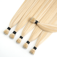 Extensions de cheveux russes Remy pré-collées Lanmuse en gros, pointe Nano Ring, qualité 12A, double tirage, pour salon de coiffure