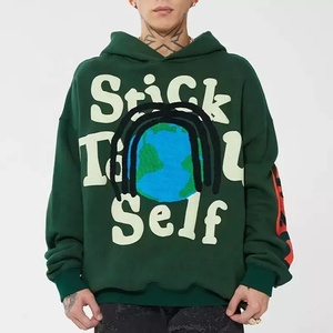 Nouveauté hommes décontracté impression 3D personnalisé 100% coton lourd 400g automne surdimensionné pour sweatshirts et sweats à capuche - Product Image 1