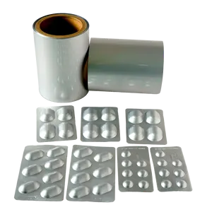 Alu Foil Blister Packaging Pharmaceutical Pills Packaging Alu Alu Blister Foil Aluminium Blister Packaging For Capsules