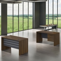 Nouvelle table de bureau compacte et élégante de 120 cm (1,4 m) pour petit espace, idéale pour la réception ou comme bureau informatique, avec fonction de travail debout.