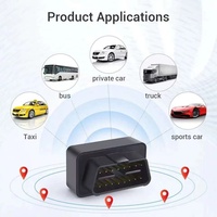 Traceur GPS 4G ESIM pour voiture, localisateur de véhicule en temps réel, dispositif antivol, connexion OBD pour la gestion de flotte de voitures et camions