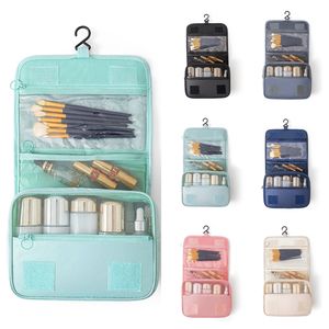 Trousse de maquillage enroulable à suspendre multifonctionnelle de grande capacité Trousse de toilette Organisateur de voyage Trousse de maquillage pour femmes - Product Image 5