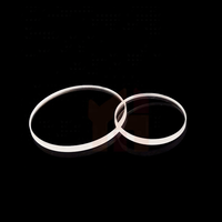 Fenêtre en verre saphir optique personnalisée économique avec revêtement AR AF, transmission lumineuse de 90 %, garantie de 3 ans