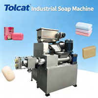 Machine compacte automatique de fabrication de savon avec fonctions de pétrissage à trois rouleaux pour savon artisanal, savon cosmétique, petite entreprise