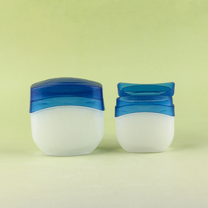 Pot en plastique vide pour crème cosmétique et soins personnels, 50g 100g, avec logo personnalisé, pot à <span class=keywords><strong>vaseline</strong></span>, logo client - Product Image 3