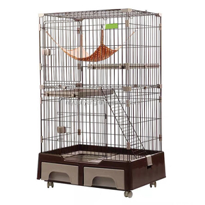 <span class=keywords><strong>Cage</strong></span> pour chien <span class=keywords><strong>Cage</strong></span> pour chien Usine de vente en gros Caisse pour chat portable durable Assemblage facile <span class=keywords><strong>Cage</strong></span> pour chat <span class=keywords><strong>Meta</strong></span> grand espace en plusieurs tailles pour animaux de compagnie - Product Image 1