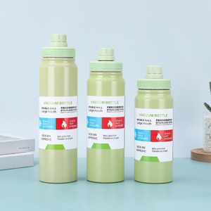 Bouteille isotherme économique de 20 oz, 27 oz, 34 oz pour le sport en plein air avec poignée renforcée, gourde thermique sous vide pour le camping et les voyages - Product Image 2