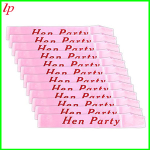 Sangles d'épaule en tissu imprimé rose pour enterrement de vie de jeune fille, 12 pièces, pour mariage, demoiselle d'honneur, festival, bal de promo LPP4062 - Product Image 2