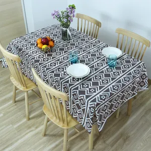 Toalha de mesa para decoração, toalha de mesa clássica oriental europeu romântica com design de 60x90 polegadas tradicional
