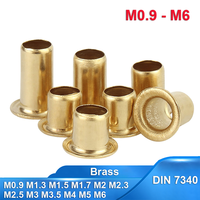Rivets tubulaires à œillets M2.5 M3 M3.5, norme DIN7340, œillets creux pour la fixation du cuir et des jouets
