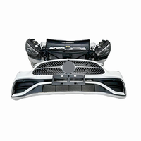 Kit carrosserie complet d'origine d'occasion pour Mercedes Classe C 206, comprenant pare-chocs avant, phares et capot, haute qualité, fixation par boulons, ajustement universel