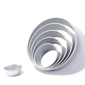 Molde Redondo para Pastel Bundt de Aleación de Aluminio Antiadherente de 4 Pulgadas de Profundidad, Moldes para Hornear Pasteles - Product Image 4
