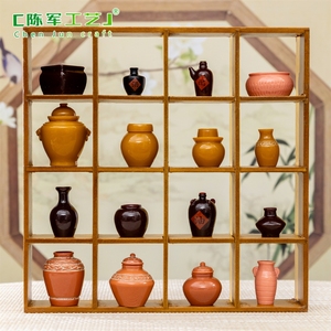 ขวดไวน์จำลองขนาดเล็ก, ถังข้าว, หม้อน้ำส้มสายชู, ชุดเครื่องปั้นดินเผา DIY อุปกรณ์ตกแต่งภูมิทัศน์ขนาดเล็ก - Product Image 1