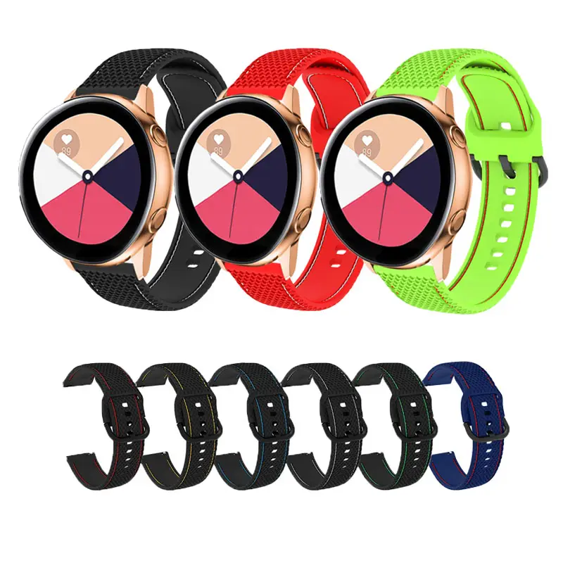 20mm Wrist Strap for Samsung Galaxy Watch Active 2 Bracelet Watchband for Huami amazfit GTS Accessories