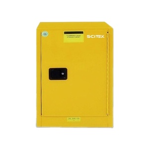 Gabinete de almacenamiento de productos químicos SCITEK, estructura de placa de acero ignífuga de doble capa, cerradura de puerta de enlace de tres puntos para laboratorio de Hospital - Product Image 1