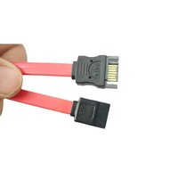 Cable Adaptador SATA de 7 Pines Macho a Hembra Ecológico de 12 Pulgadas (30 cm) con Conductores de Cobre Puro para Transferencia de Datos de SSD/HDD de Computadora IOS