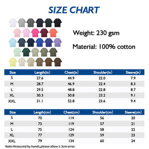 T-shirts unisexes en gros 230 GSM pour hommes, style streetwear hip-hop, 100 % coton, vierges, personnalisables avec logo, coupe oversize, vente chaude - Product Image 5