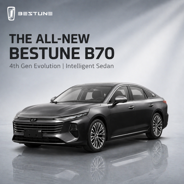 FAW Bestune B70 Gasoline 1.5T Sedan 5-Seater LHD Professional Grade Automatic Transmission Luxury New Passenger Car