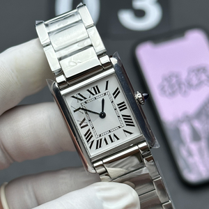 Reloj de cuarzo francés de lujo, diseño cuadrado elegante, números romanos clásicos, adecuado tanto para ocasiones de negocios como informales. - Product Image 2