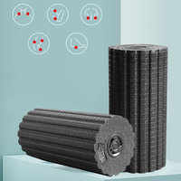 Vibrations-Körper-Massagerolle Elektrische Sport-Massagerolle Vibrierende Rückenmassage-Rolle mit Wärmefunktion USB-C Dropshipping