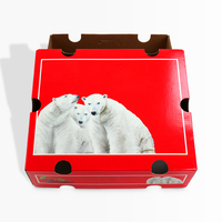 Boîte d'emballage pour fruits en carton ondulé imprimée sur mesure, boîte d'emballage pliable pour fruits frais, pour fraises, cerises, bleuets