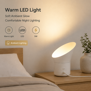Lampe de table LED avec corps en fer, variateur tactile, lumière chaude, pour chambre à coucher, chevet, ambiance décorative, lot de deux - Product Image 3