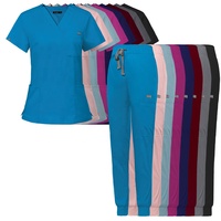 Uniformes Médicaux Chirurgicaux Très Vendus Ensemble Infirmière Docteur Personnalisé Logo Manches Courtes Lavable Nouvelles Couleurs Extensibles