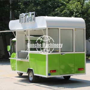Carrito de Comida Móvil Eléctrico Completo con Construcción de Acero Inoxidable, Diseño de 3 Ruedas para Servicio de Comida Rápida - Product Image 5