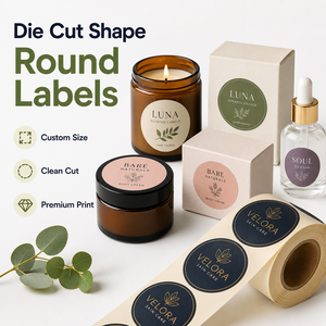 Autocollants personnalisés découpés à la forme, plusieurs formes, livraison rapide, étiquettes personnalisées avec logo pour la décoration de cadeaux et de marques - Product Image 4