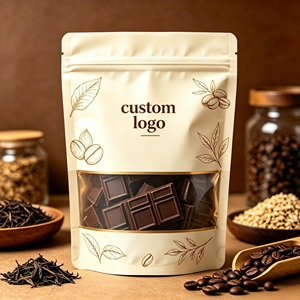 Bolsa de Mylar con Cierre Personalizada, con Ventana Transparente, de Grado Alimenticio, Reutilizable, para Café, Gelatina, Chips y Snacks - Product Image 3