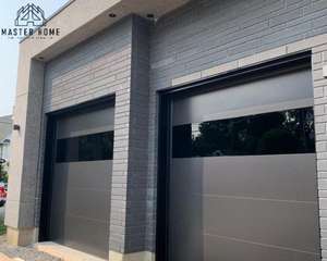 Puertas <span class=keywords><strong>de</strong></span> Garaje Automáticas Modernas <span class=keywords><strong>de</strong></span> <span class=keywords><strong>Aluminio</strong></span> y Vidrio ATMOS, Aislamiento Térmico, Resistentes a Huracanes, Plegables, <span class=keywords><strong>para</strong></span> Villas, Superficie Acabada - Product Image 1