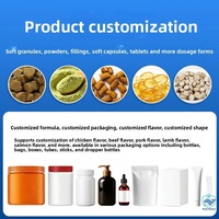 Compléments alimentaires pour chiens à la glucosamine, marque privée OEM, très bien notés, pour les hanches et les articulations, sous forme de bouchées moelleuses, saveur poulet, soutien immunitaire, 5,0 kg/pièce