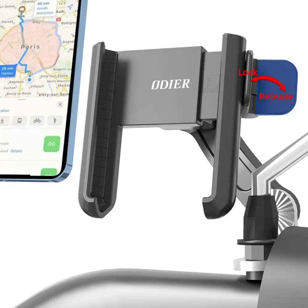 2023 universal 360 degree Phone stand flexible mobile clip mount quickly lock bike phone holder