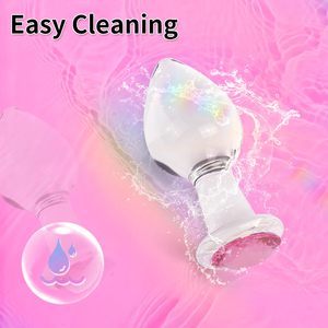 Tapón Anal de Cristal con Joyería de Lujo, Tapón Anal para Estimulación Anal, Juguete Sexual Anal Unisex para Adultos - Product Image 5