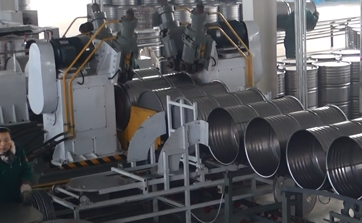 laatste bedrijfscasus over Van de de Tank de Cirkelnaad van het hoge Precisieroestvrije staal van de het Lassenmachine Productielijn van de het Staaltrommel  2