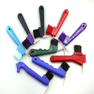 Cepillos para pezuñas de caballos Selecciones portátiles para caballos con mango de goma táctil cómodo para limpieza y aseo - Product Image 4