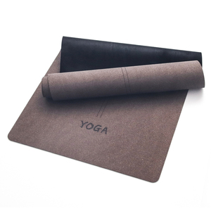 Tapete de Yoga de Corcho Natural Orgánico TPE de 3mm, Ligero, Ecológico, Duradero, con Plegado y Diseño Personalizado con Logotipo - Product Image 1