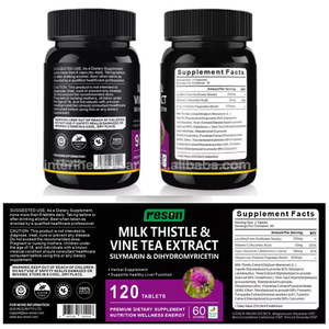Ausreson OEM Liver Support Tudca Milk Thistle Extract Silymarin Organic Health Supplement Milk Thistle Tablets - Product Image 3