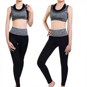 Nuevo Diseño Conjunto de Yoga para Mujer de Cintura Alta, Secado Rápido, Elástico, Shorts Deportivos, Traje de Gimnasio, Tela Efecto Segunda Piel - Product Image 4