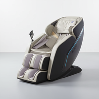 Fauteuil de massage ergonomique pour le corps entier avec thérapie thermique et fonction d'inclinaison à gravité zéro pour la maison et le bureau
